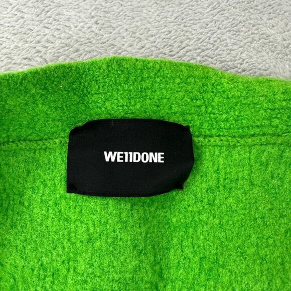 We11Done Logo Jacquard knit Cardigan Women’s Size Small - Picture 3 of 14